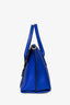 Salvatore Ferragamo Blue Gancini Leather Top Handle Handbag