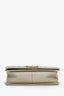 Pre-loved Chanel™ 2014-15 Metallic Gold CC Cut-Out Medium Boy Bag