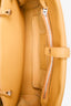 Loro Piana Yellow Leather Soft Cluisee Top Handle with Strap