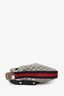 Gucci Grey/Navy GG Supreme Coated Canvas Medium Attache Hobo Bag with Two Straps