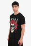 Amiri Black Cotton Rose Graphic T-Shirt Size XS Mens