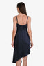 Elliatt Navy Asymmetrical Jacinda Midi Dress Size S