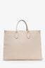 Louis Vuitton Cream Monogram Empreinte Leather OnTheGo GM Tote