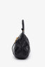 Jimmy Choo Black Leather Braided Handle Hobo Bag