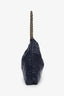 Pre-loved Chanel™ Navy Lambskin 22 Medium Hobo Bag with Pouch