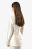 Gabriela Hearst White Silk Wool Single Blazer Size 2