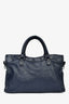 Balenciaga 2016 Navy Lambskin Medium Le City Bag