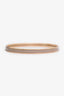 Hermès Gold/Beige Printed Enamel Thin Bangle