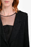 Pre-loved Chanel™ 2016 Black Tweed Jacket Size 38 + Skirt Size 36 Set