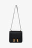 Hermès 2017 Black Epsom Leather Constance 24 RGHW