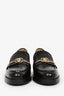 Pre-loved Chanel™ Black Leather CC Detail Loafers Size 38C