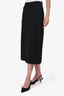 Max Mara Black Wool Long Skirt Size 8