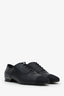 Pre-loved Chanel™ Black Leather Interlocking CC Chain Detail Oxfords Size 40