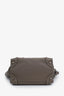 Celine Taupe Leather Mini Luggage Tote