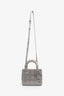 Christian Dior 2019 Beige Satin Crystal Embellished Mini Lady Dior with Strap