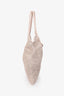 Miu Miu Blush Sequin Mesh Ivy Bag with Leather Pouch