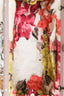 Armand Ventilo Yellow/Brown Silk Printed & Beaded Top Handle Bag