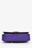 Fendi Purple Leather Nano Baguette Charm