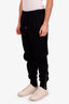 Hermès Black Cotton Wool Pleated Pants Size 44 Mens