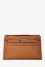Hermès 2026 Gold Swift Leather Kelly Pochette