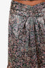Ba&sh Purple Patterned 'Gabriel' Tiered Maxi Skirt Size M