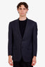 Lanvin Navy Single Breasted Blazer Size 50 Mens