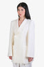 Source Unknown Beige 'Corrin' Wrap Blazer Size M