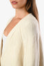 Hermès White Wool Knit Buttoned Cardigan Size 40
