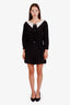 Miu Miu 2016 Black Mini Dress Size 40