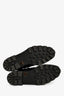 Jimmy Choo Black Suede Lace-Up Crystal Boots Size 41.5