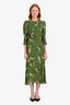 Reformation Green 'Lomita' Side Slit Madi Dress Size 0