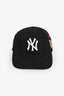 Gucci Black NY Yankees Embroidered Butterfly Baseball Cap