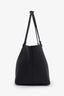 The Row Black Grained Calfskin Park Three Tote Bag
