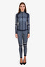 Christian Dior Navy Oblique Leggings Size S