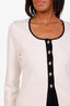 Rag & Bone White/Black 'Ema' Cardigan Size M