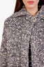 Pre-loved Chanel™ 2014 Grey Mohair and Wool Knit Long Cardigan Size 38
