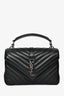 Saint Laurent 2019 Black Leather Medium College Shoulder Bag