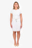 Brunello Cucinelli White Drawstring Skirt Size 10