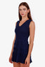 M Missioni Navy Virgin Wool Mini Dress Size 44