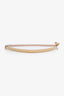 Prada Nude Patent Leather Thin Bow Belt Size 95