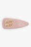 Miu Miu Pink Patent Leather Hair Clip