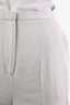 Fabiana Filipi Light Grey Wool Trousers Size 40