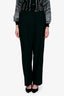 Maje Black Straight Leg Trousers Size 40