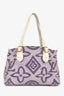 Louis Vuitton 2008 Purple Canvas Tahitienne Cabas PM