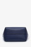 Mansur Gavriel Navy Leather Logo Bucket Bag