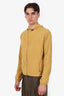 Loro Piana Yellow/Blue Zip Up Rain Coat Size S Mens