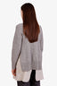 Sacai Grey Wool Crewneck Sweater With Blazer Size 2