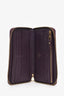 Louis Vuitton 2012 Burgundy Leather Monogram Empreinte Zippy Wallet