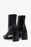 Acne Studios Black Leather Heeled Ankle 'Booker' Boot Size 39