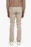 Loro Piana Brown Cotton Straight-Leg Jeans Size 33 Mens